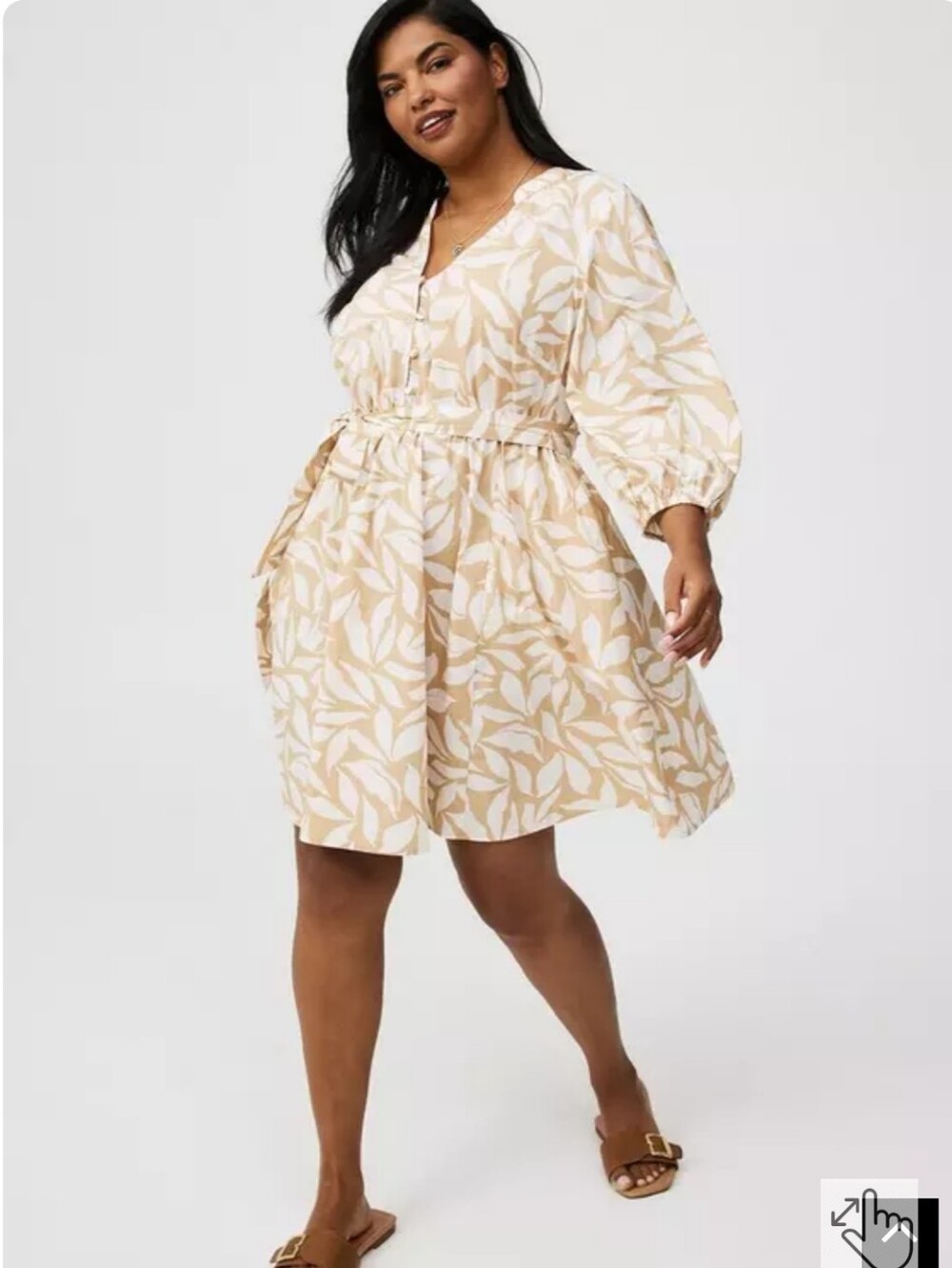Torrid Peasant Skater Mini Dress